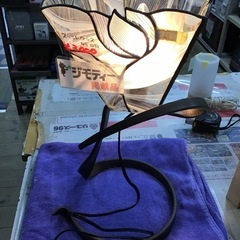 ステンドグラス照明　ライト　ランプ　中古品の画像