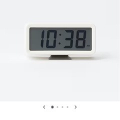 無印良品　時計　小　白色　定価4,990円の画像