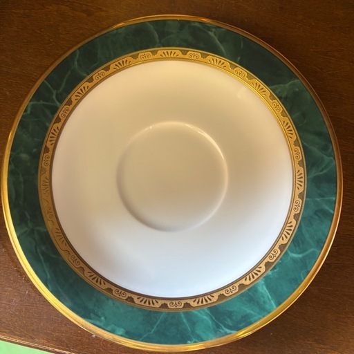 【Noritake/ノリタケ】フィッツジェラルド ヘミングウェイ ボーンチャイナ 高級ティーカップ＆ソーサー 2客 金彩
