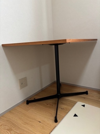 greeniche カフェテーブル 90×70cm チーク/突板 公式 greeniche カフェ