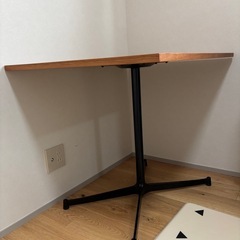 greeniche カフェテーブル　90×70cm チーク/突板の画像
