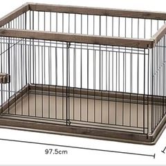 犬のケージ　アイリスオーヤマの画像