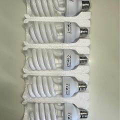 電球型蛍光ランプ　45w 5コの画像