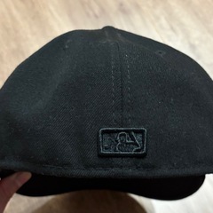 美品　ニューエラ　newera キャップ　黒　7 4/1 57.7cm 　NY  の画像