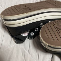 コンバース　オールスター　黒　27cm 中古の画像
