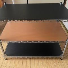 【美品】メタルラックとメタルラックシートの画像