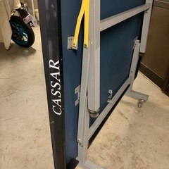 【中古】CASSAR 折りたたみ卓球台 青　※要現物確認　　の画像