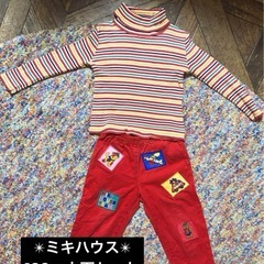 【MIKI HOUSE】【BeBe】上下セット♡🍂🎃秋冬に大活躍！の画像