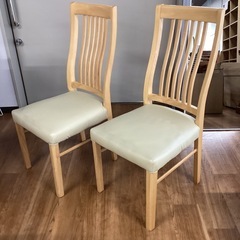 ダイニングチェア2脚セット　【町田市再生家具】　251793の画像