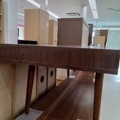 リユースのサカイ栃木店★ジモティ割あり★  ライティングデスク ブラウン W110×D48×H38 クリーニング済み TC10803の画像