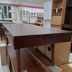 リユースのサカイ栃木店★ジモティ割あり★  ライティングデスク ブラウン W110×D48×H38 クリーニング済み TC10803の画像