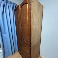 洋服だんすクローゼットつきの画像