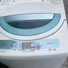 HITACHI　全自動洗濯機（NW-5HR）の画像