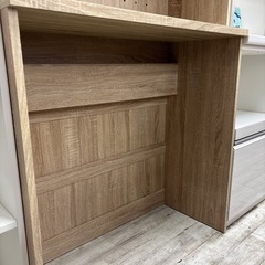 木製 食器棚 ライトブラウンの画像