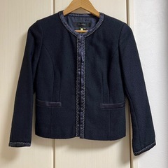 【底値出品！】セレモニーワンピーススーツ　ネイビーの画像