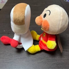アンパンマン　食パンマン　手のひらサイズ　ぬいぐるみの画像