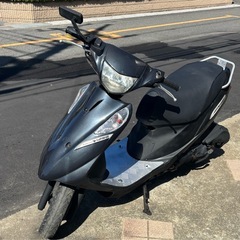 【人気車両】通勤快速❗️速い、軽い、高燃費‼️　アドレス125g(CF4EA)走行距離4936　社外マフラー付き❣️　セキュリティ機能付き❗️シート新品張替済み❗️ 原付2種　スクーター　バイクの画像