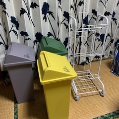 分別3段ゴミ箱 の画像