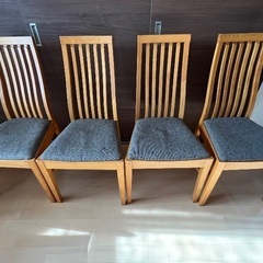 ダイニングチェア×４脚(無料)※キャンセル待ちの画像