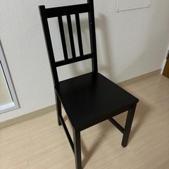 IKEA イス　椅子　チェア　ブラックの画像