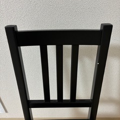 IKEA イス　椅子　チェア　ブラックの画像