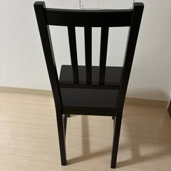 IKEA イス　椅子　チェア　ブラックの画像