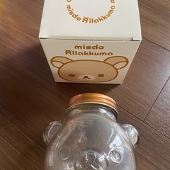 リラックマ　ガラスキャニスターの画像