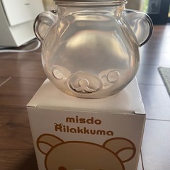 リラックマ　ガラスキャニスターの画像