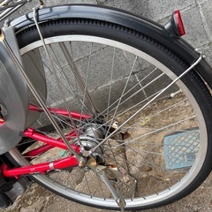 YAMAHA　電動自転車　ママチャリ　自転車の画像