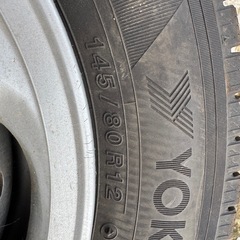 145/80R12  スタッドレスタイヤ 軽トラ用 の画像