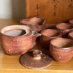 信楽　煎茶具　春斎作の画像