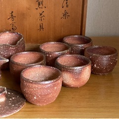 信楽　煎茶具　春斎作の画像