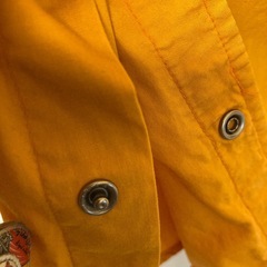 メンズ　シャツ　オレンジ色の画像