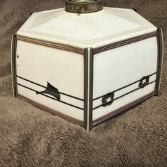 レトロ◆ランプシェード◆中古の画像