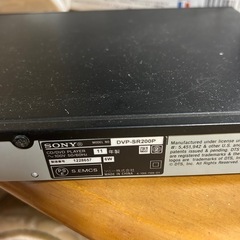 SONY DVDプレーヤー　DVP-SR200Pの画像