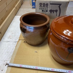 常滑焼き　壺の画像