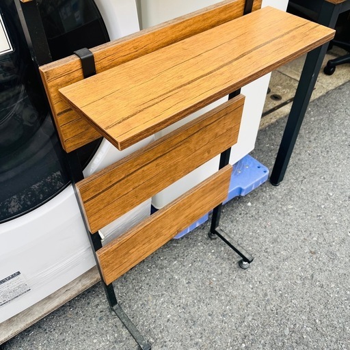 《売約済》【武蔵小山店】 突っ張りラック 突っ張り棚 ウォールシェルフ 収納ラック 壁面収納 木製ラック スチールラック インダストリアル 北欧風 おしゃれ 棚　廊下　玄関　収納 tension rack tension shelf wall shelf storage rack wall storage wooden rack steel rack industrial scandinavian style stylish shelf
