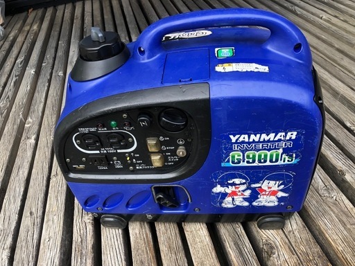 【動作良好・保証付】YANMARヤンマー インバーター発電機 G900iS 56 動作良好・保証付】YANMARヤンマー インバーター発電機 G900iS