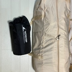 【美品】コットンベルテント4m ※グランドシート付きの画像