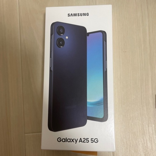 受付終了　格安スマホ　未開封　Samsung Galaxy A25 5G 黒
