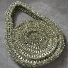 ハンドバッグ　レディースバッグ　プルタブバッグ　ハンドメイドバッグの画像