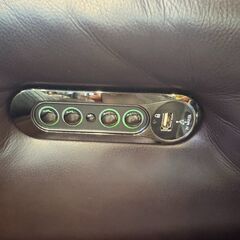 【愛品館八千代店】2人掛　総本革　電動リクライニングソファの画像