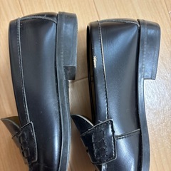 ローファー　moonSTAR ムーンスター　中学生　高校生　23.5EEE 黒　ブラックの画像