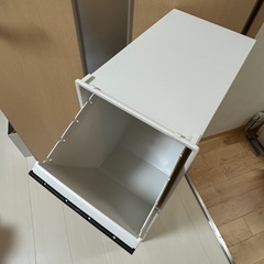 縦型3段ゴミ箱の画像