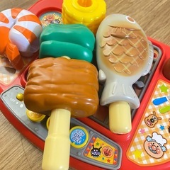 アンパンマン BBQセット 知育 おもちゃ あんぱんまん 子供 電池入りの画像