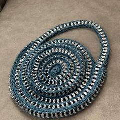 レディースバッグ　ハンドバッグ　ハンドメイドバッグ　プルタブバッグの画像