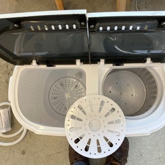 K2509-304 ウェイウェイ貿易 ポータブル2槽式洗濯機 NAW002 3.6kg 2024年製 動作確認済み キズ汚れ有りの画像