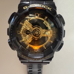 G-SHOCK GA-110GB ブラック ゴールド　電池新品の画像