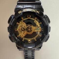 G-SHOCK GA-110GB ブラック ゴールド　電池新品の画像