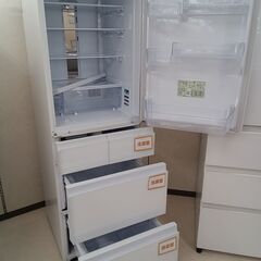 リユースのサカイ栃木店★ジモティ割あり★ SHARP 冷蔵庫 SJ-G415H-W 412L 22年製 動作確認／クリーニング済み TC10814の画像